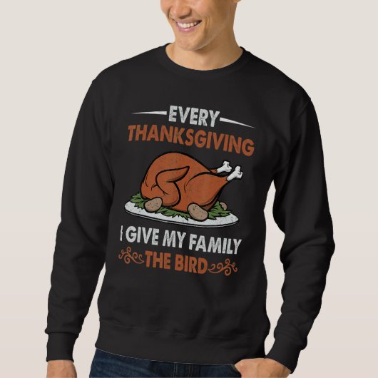Thanksgiving 2022 Turkey Day Feast Harvest Blessin スウェットシャツ (正面)