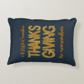 Thanksgiving | A KNOWvember To Remember アクセントクッション (裏面)