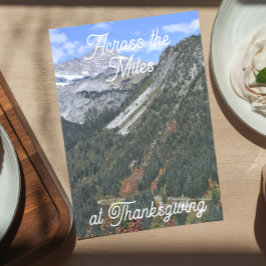 Thanksgiving Across the Miles Mountain Valley シーズンカード