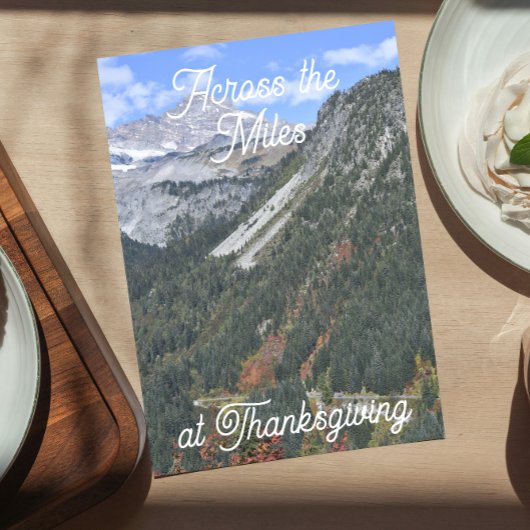 Thanksgiving Across the Miles Mountain Valley シーズンカード
