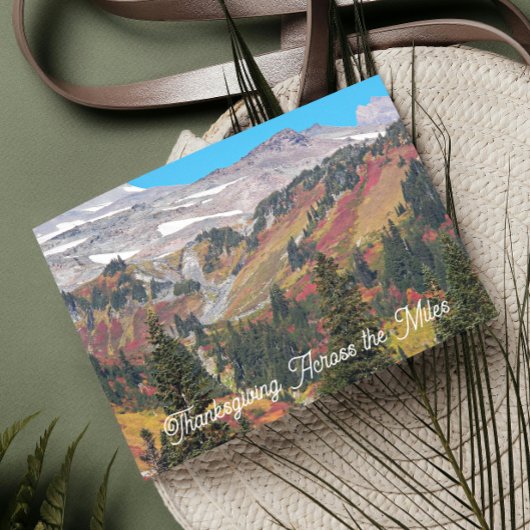 Thanksgiving Across the Miles Scenic Landscape シーズンカード