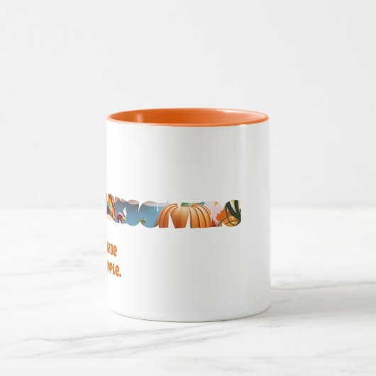 Thanksgiving and Maybe Five People マグカップ (中央)