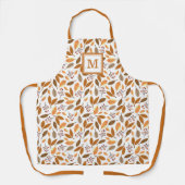 Thanksgiving Apron – Fall Leaves Autumn Harvest エプロン (正面)