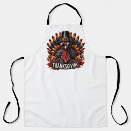 Thanksgiving apron turkey gift エプロン