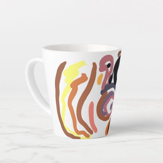 Thanksgiving autumn カフェラテマグ (左アングル)