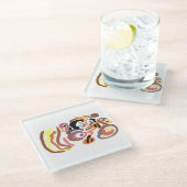 Thanksgiving autumn ガラスコースター (アングル)