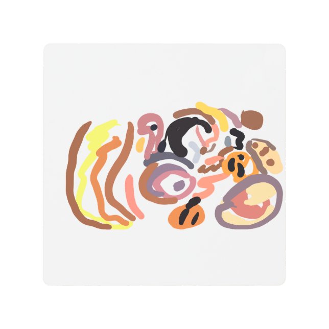 Thanksgiving autumn メタルプリント (正面)