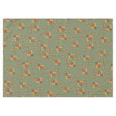 Thanksgiving Autumn  Green Turkey テーブルクロス (正面(横))