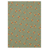 Thanksgiving Autumn  Green Turkey テーブルクロス (正面)