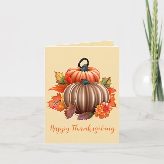 Thanksgiving Autumnal Plenty カード (正面)