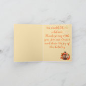 Thanksgiving Autumnal Plenty カード (内部)