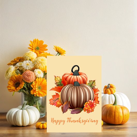 Thanksgiving Autumnal Plenty カード