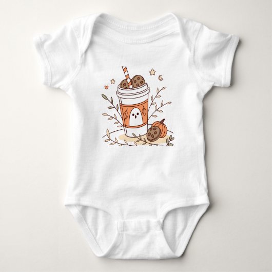 Thanksgiving baby clothes, custom baby bodysuit ベビーボディスーツ (正面)
