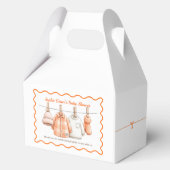 Thanksgiving Baby Shower Boy | Cozy Clothesline フェイバーボックス (正面)