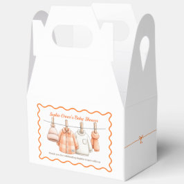 Thanksgiving Baby Shower Boy | Cozy Clothesline フェイバーボックス