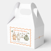 Thanksgiving Baby Shower Girl | Cozy Clothesline フェイバーボックス (裏面)