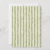 Thanksgiving Baby Shower Girl | Cozy Clothesline 招待状 (裏面)