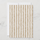 Thanksgiving Baby Shower Girl | Cozy Clothesline 招待状 (裏面)