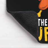 Thanksgiving Birthday Funny Bday Born On Thanksgiv マウスパッド (コーナー)