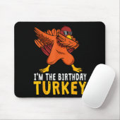 Thanksgiving Birthday Funny Bday Born On Thanksgiv マウスパッド (マウス)