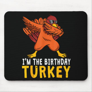 Thanksgiving Birthday Funny Bday Born On Thanksgiv マウスパッド