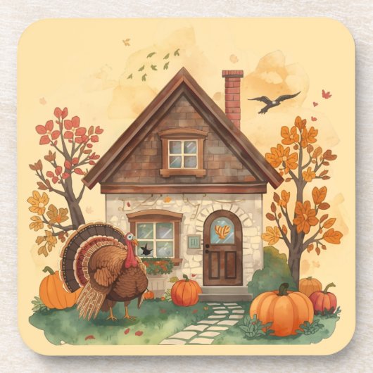 Thanksgiving Bliss and the Country Home コースター (正面)