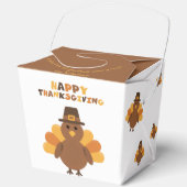 Thanksgiving Brown Yellow Turkey Big Leftovers  フェイバーボックス (正面)