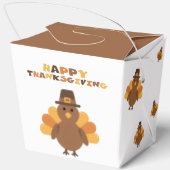 Thanksgiving Brown Yellow Turkey Big Leftovers  フェイバーボックス (裏面)