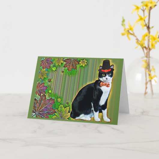 Thanksgiving Calliope  カード (黄色い花)