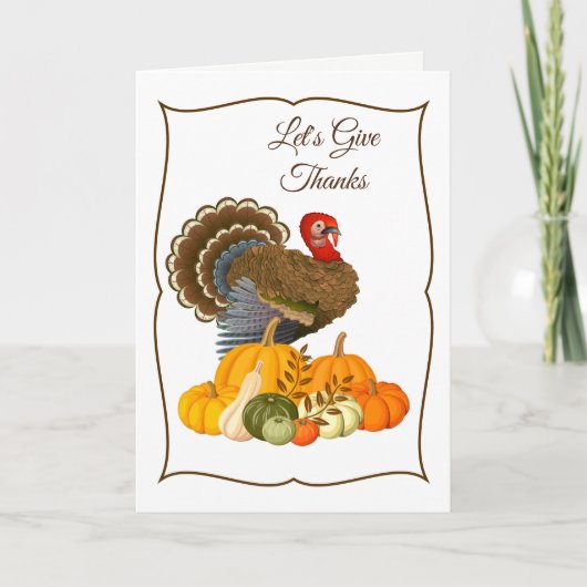 Thanksgiving Card シーズンカード (正面)