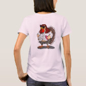 Thanksgiving, Cartoon Diva Turkey, T-Shirt Tシャツ (裏面)