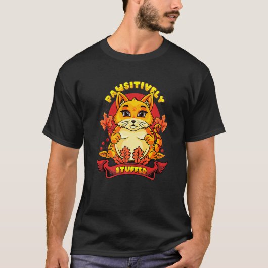 Thanksgiving Cat Tシャツ (正面)