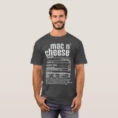 Thanksgiving Christmas Mac N Cheese Nutritional Tシャツ (正面フル)