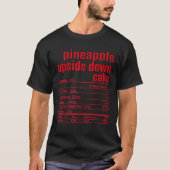 Thanksgiving Christmas Pineapple Upside Down Nutri Tシャツ (正面)