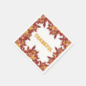 Thanksgiving Cocktail Napkins スタンダードカクテルナプキン (角)