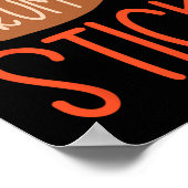 Thanksgiving Couples Turkey Breast She Likes My Dr ポスター (角)