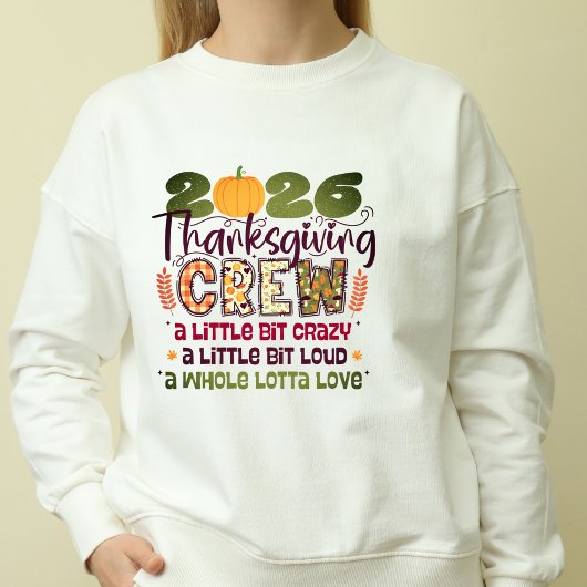 Thanksgiving Crew 2026 Shirt | Family Fall Sweatsh スウェットシャツ
