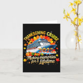 Thanksgiving Cruise 2025 Family Vacation Gift  カード (黄色い花)