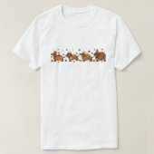 Thanksgiving Dachshund Coquette Tシャツ (デザイン正面)