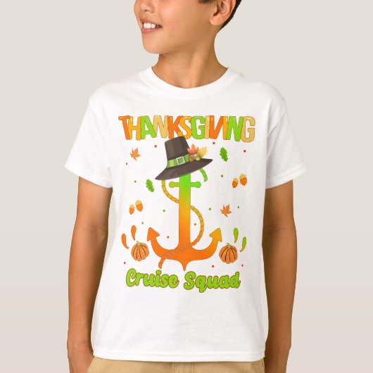 Thanksgiving Day Cruise Squad Travel Vacation  T-S Tシャツ (正面)