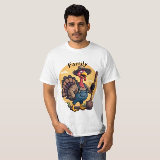 Thanksgiving Day Turkey Farmer |Thanksgiving Tシャツ (正面フル)