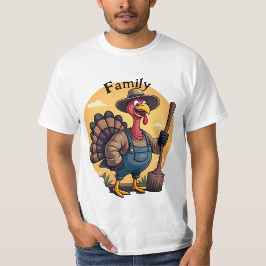 Thanksgiving Day Turkey Farmer |Thanksgiving Tシャツ (正面)