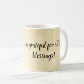 Thanksgiving Decor Fall Farmhouse コーヒーマグカップ (正面右)