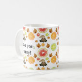 Thanksgiving Decor Fall Farmhouse  コーヒーマグカップ (正面左)