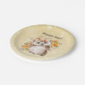 Thanksgiving Decor Fall Farmhouse  ペーパープレート (アングル)