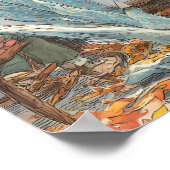 Thanksgiving Dinner Disaster: Flicker's Tablecloth ポスター (角)