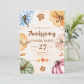 Thanksgiving Dinner Invitation - Let’s Gather Pump シーズンカード (スタンド正面)