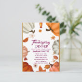 Thanksgiving Dinner Invitation | Let's Gather Invi ポストカード (スタンド正面)