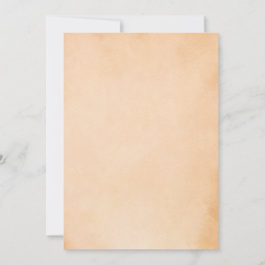 Thanksgiving Dinner invitation with Autumn Feast  招待状 (裏面)