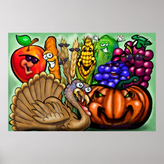 Thanksgiving Dinner Party ポスター (正面)